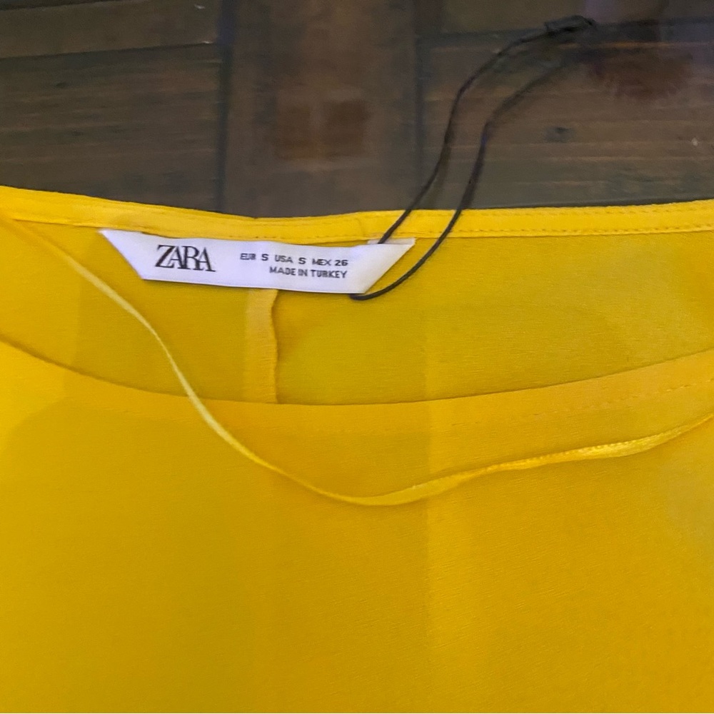 NWOT Zara Cape Sleeved Sheath Dress - Picture 11 of 11